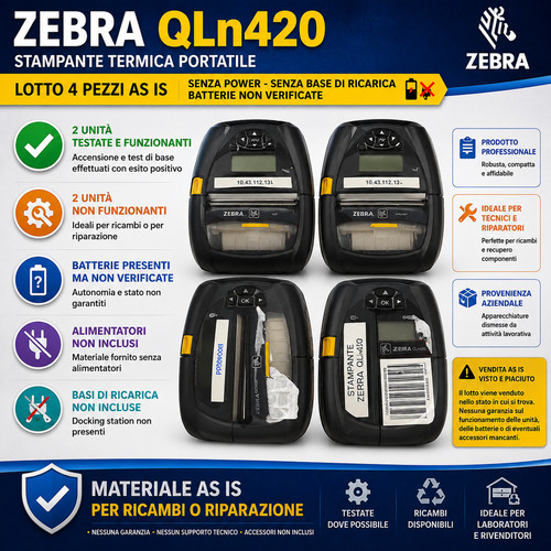 Lotto zebra qln420 - zebra, 2